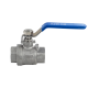 Кран шаровый муфтовый двусоставной нержавеющий (2PC), AISI316 DN20 (3/4