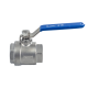 Кран шаровый муфтовый двусоставной нержавеющий (2PC), AISI316 DN40 (1_1/2