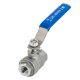 Кран шаровый муфтовый двусоставной нержавеющий (2PC), AISI316 DN 8 (1/4