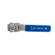 Кран шаровый муфтовый двусоставной нержавеющий (2PC), AISI316 DN 8 (1/4