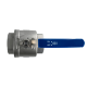 Кран шаровый муфтовый двусоставной нержавеющий (2PC), AISI316 DN80 (3