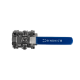 Кран шаровый муфтовый под привод нержавеющий (3PC), AISI316 DN32 (1_1/4