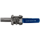 Кран шаровый приварной трехсоставной нержавеющий (3PC), AISI304 DN10 (3/8