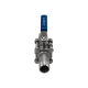 Кран шаровый приварной трехсоставной нержавеющий (3PC), AISI304 DN25 (1