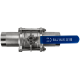 Кран шаровый приварной трехсоставной нержавеющий (3PC), AISI304 DN65 (2_1/2
