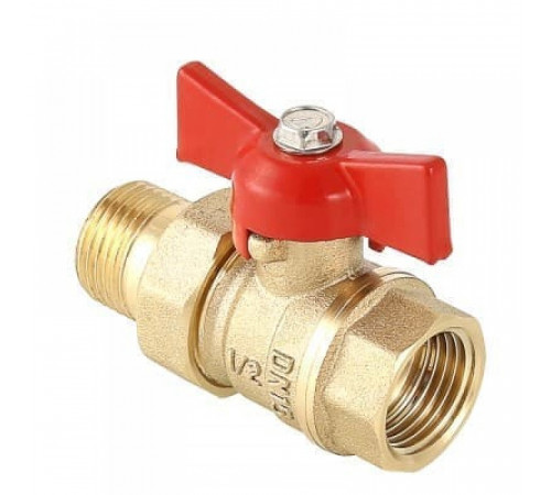 Кран шаровой VALTEC «СТАНДАРТ» с американкой , бабочка 1/2'