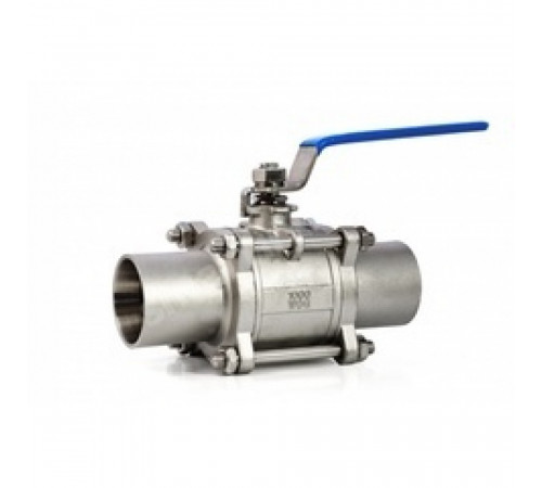 Кран шаровый фланцевый под привод нержавеющий (3PC), AISI316 DN 125 (5