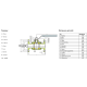 Кран шаровый фланцевый трехсоставной нержавеющий (3PC), AISI304 DN50 (2
