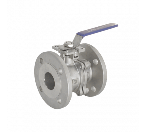 Кран шаровый фланцевый под привод нержавеющий (2PC), AISI304 DN 150 (6