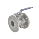 Кран шаровый фланцевый под привод нержавеющий (2PC), AISI304 DN 150 (6