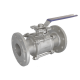 Кран шаровый фланцевый под привод нержавеющий (3PC), AISI304 DN 100 (4