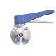 Затвор дисковый приварной нержавеющий под привод, EPDM, AISI304 DN15 (1/2