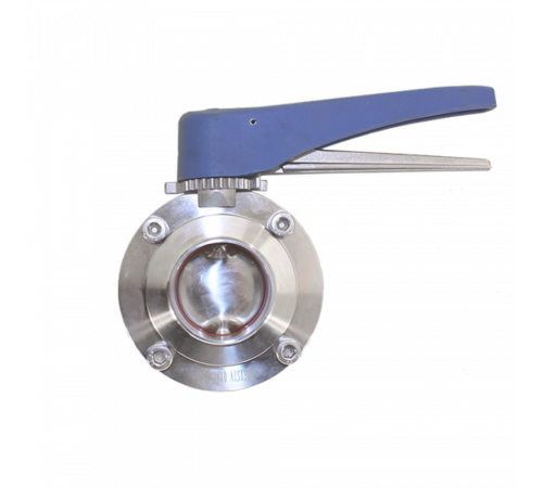 Затвор дисковый приварной нержавеющий под привод, EPDM, AISI304 DN32 (1_1/4