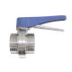 Затвор дисковый резьбовой нержавеющий под привод, EPDM, AISI304 DN40 (1_1/2