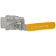 Кран шаровый муфтовый двусоставной с фиксатором нержавеющий (2PCY), AISI304 DN25 (1
