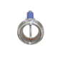 Затвор дисковый резьбовой нержавеющий под привод, EPDM, AISI304 DN100 (4