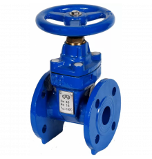Задвижка чугунная с обрезиненным клином ЛАЗ 30ч39р DN400 PN10