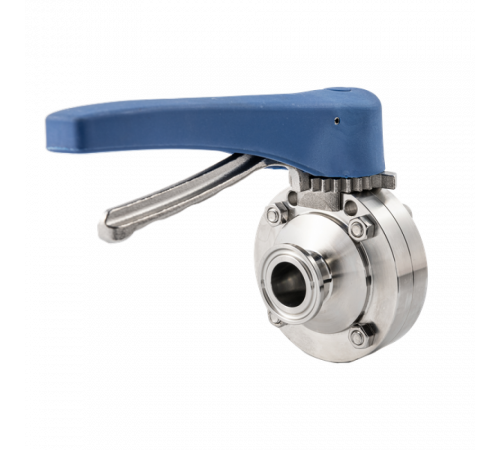 Затвор дисковый Clamp DIN нержавеющий, EPDM, AISI304 DN80 (3