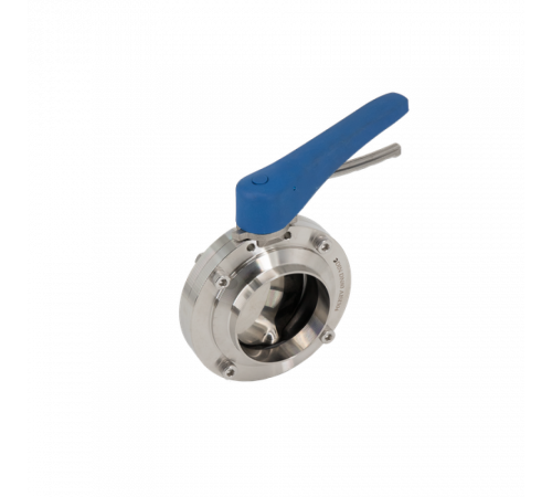 Затвор дисковый приварной нержавеющий под привод, EPDM, AISI304 DN80 (3