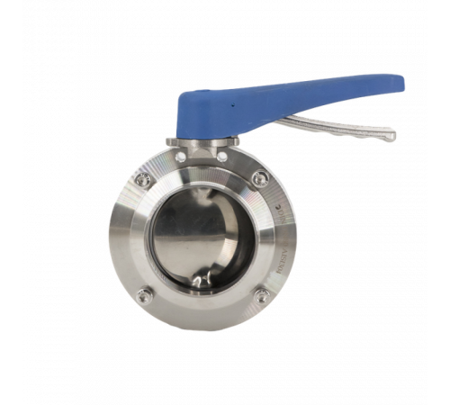 Затвор дисковый приварной нержавеющий под привод, EPDM, AISI304 DN80 (3