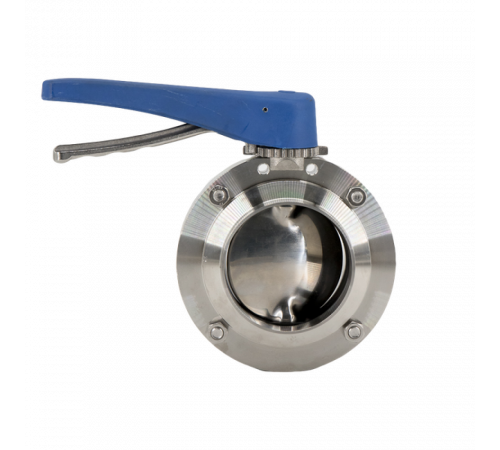 Затвор дисковый приварной нержавеющий под привод, EPDM, AISI304 DN80 (3