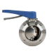 Затвор дисковый приварной нержавеющий под привод, EPDM, AISI304 DN80 (3