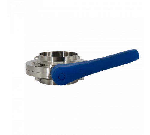 Затвор дисковый приварной нержавеющий под привод, EPDM, AISI304 DN80 (3
