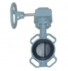 Затвор BUV-VF863D150G Ру16 с редуктором NBR DN150 ABRA диск н/ж