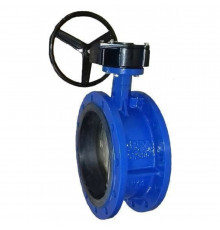 Затвор дисковый ABRA-BUV-FL226D125G Ру10/16 с редуктором фланцевый DN125 ABRA