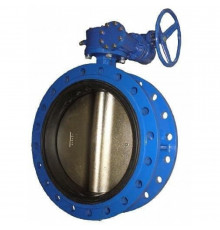 Затвор дисковый ABRA-BUV-FL226D350G Ру10 с редуктором фланцевый DN350 ABRA