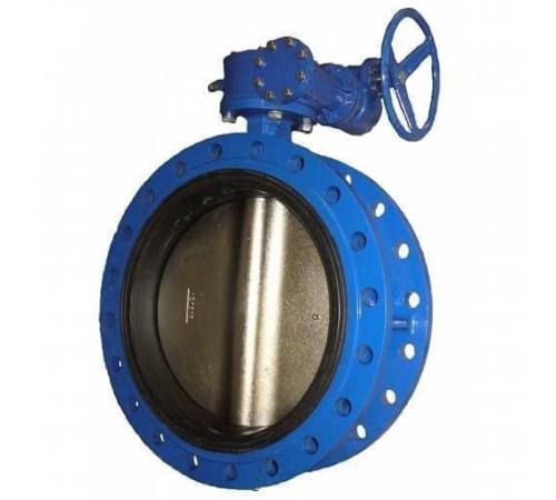 Затвор дисковый ABRA-BUV-FL226D450G Ру16 с редуктором фланцевый DN450 ABRA